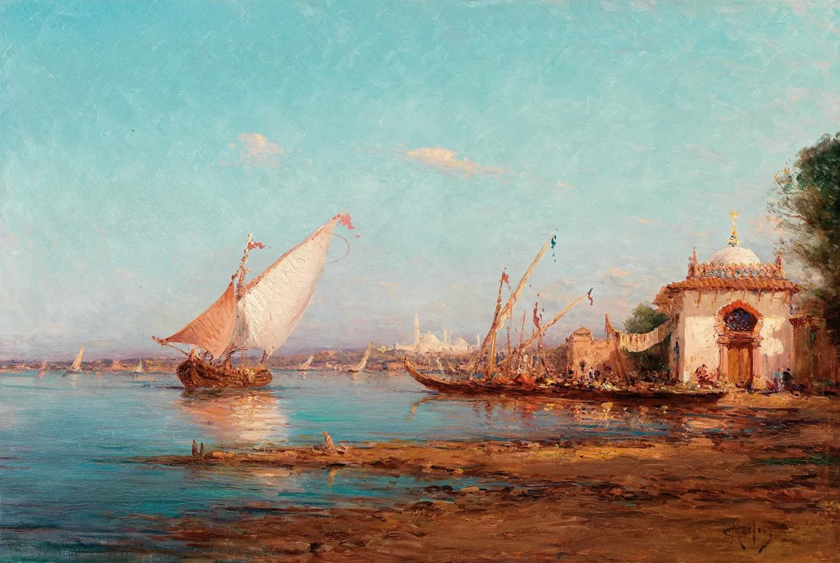 View Of Istanbul 2 by Henry Malfroy - Canvas Print