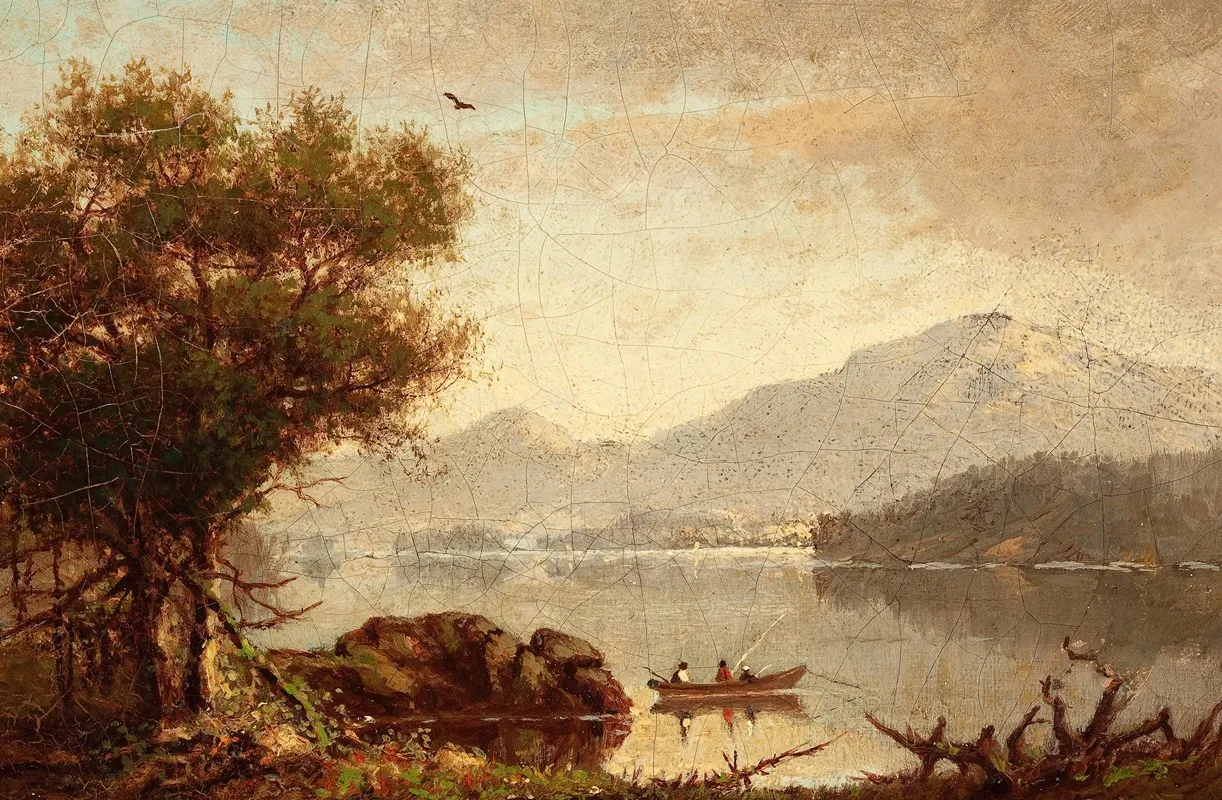 View Of Lake George by Francis Shedd Frost - Canvas Print