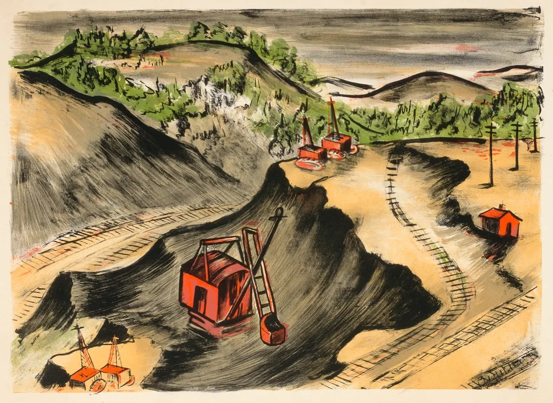 View Of Mining Site