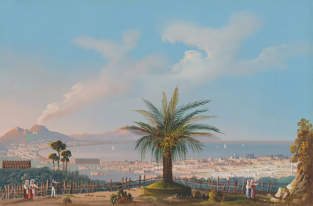 View Of Naples From San Martino