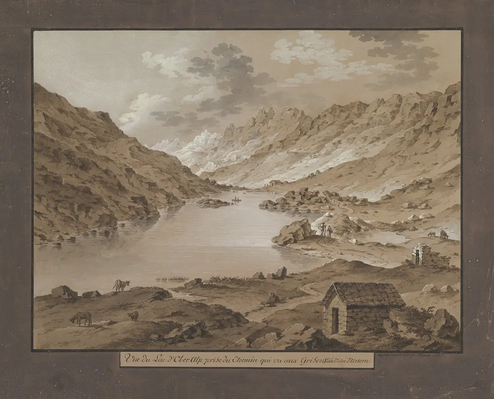 View Of Oberalp Lake