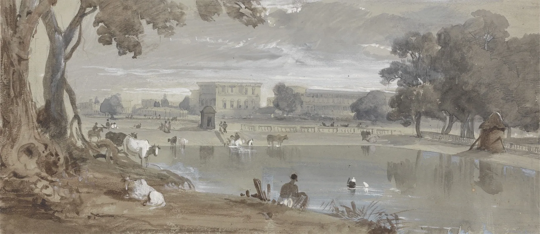 View Of Part Of Chowringhee Calcutta