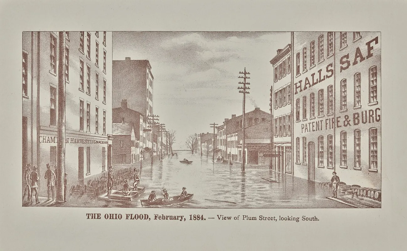 View Of Plum Street Looking South
