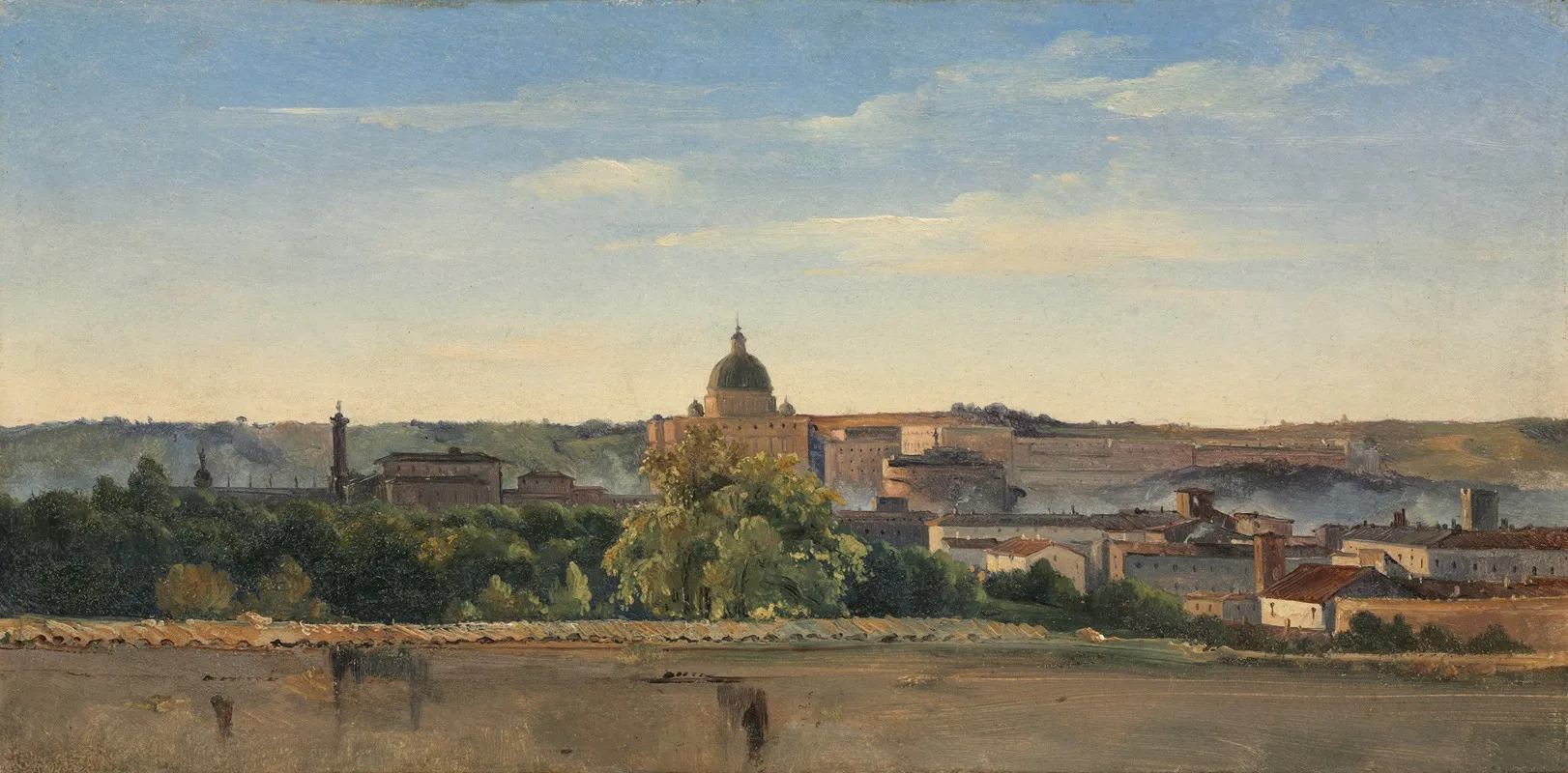 View Of Rome 7 by Pierre-Henri de Valenciennes - Canvas Print