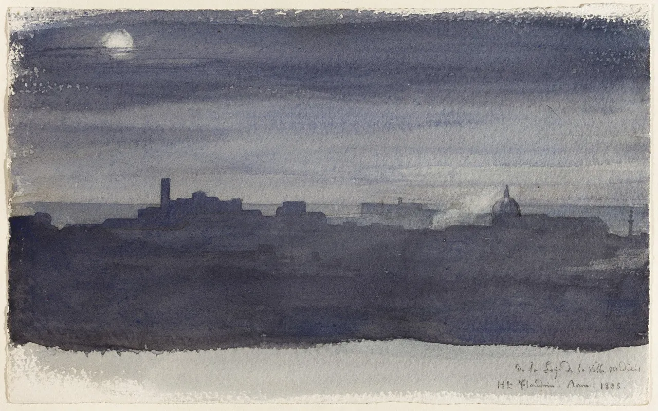 View Of Rome At Night