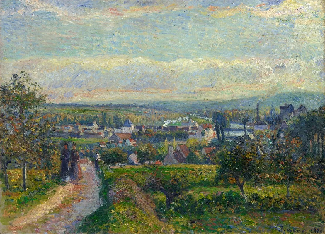 View Of Saint Ouen Laumone
