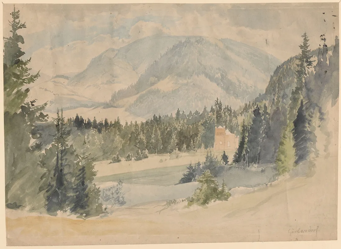 View Of Sokolowsko by Adolf Dressler - Canvas Print