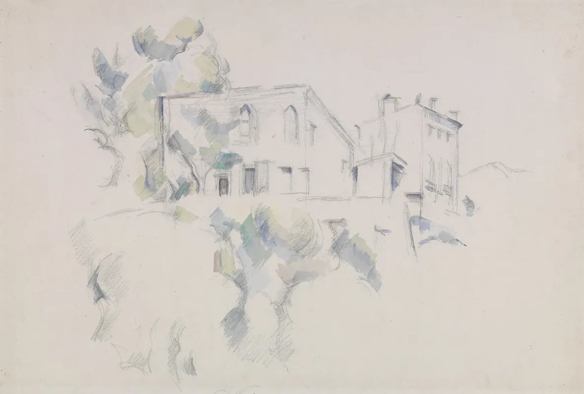 View Of The Chateau Noir by Paul Cézanne - Canvas Print