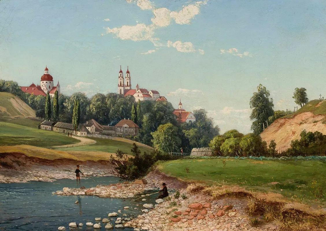 View Of The Church Of Missionaries And Visitation Sisters In Vilnius