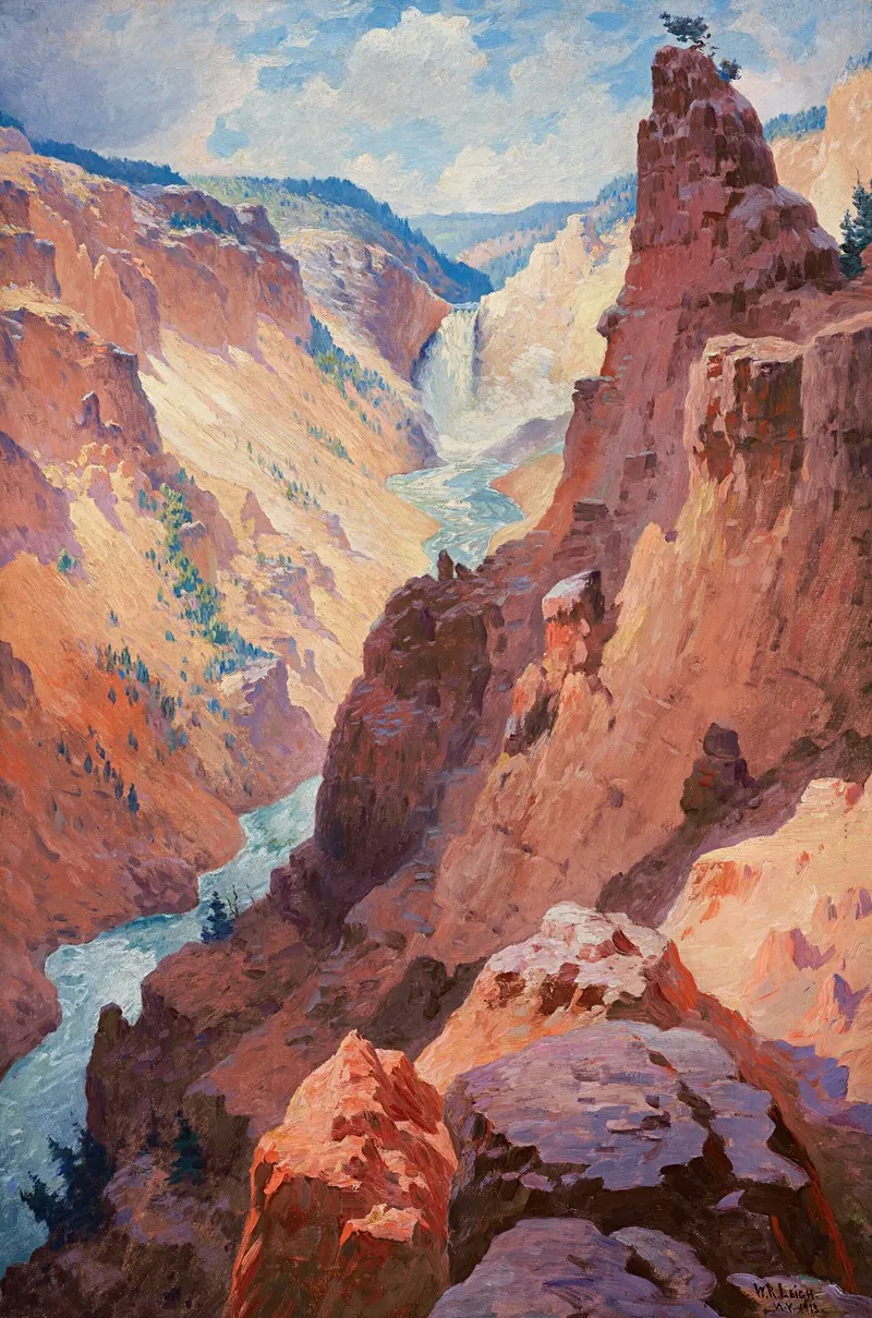 View Of The Grand Canyon Of The Yellowstone