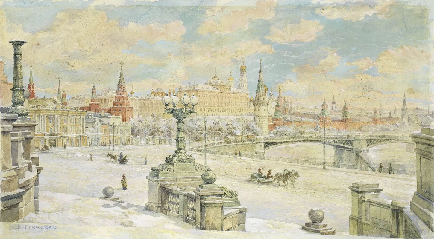 View Of The Kremlin In Winter