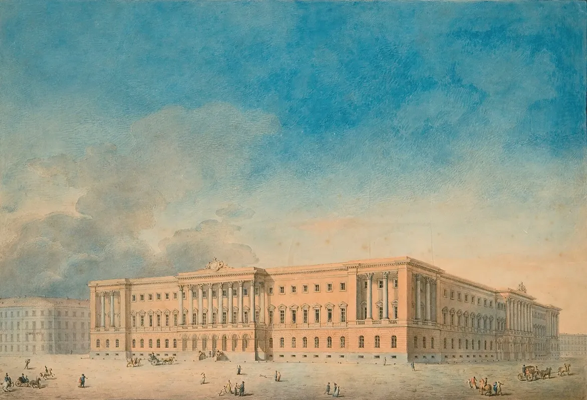 View Of The Lobanov Rostovsky Palace St Petersburg