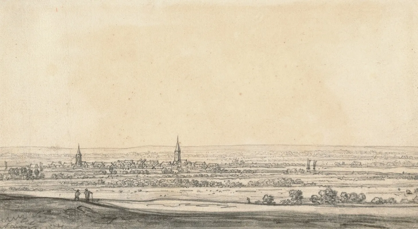 View Of The Rhine River Valley