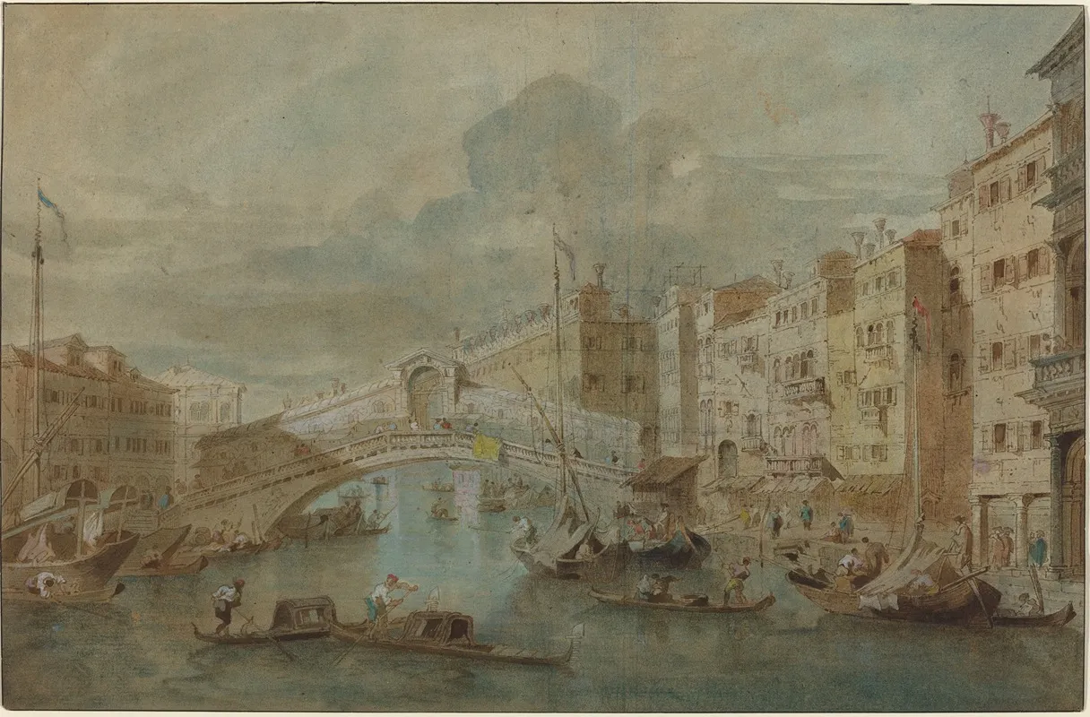 View Of The Rialto Bridge Venice