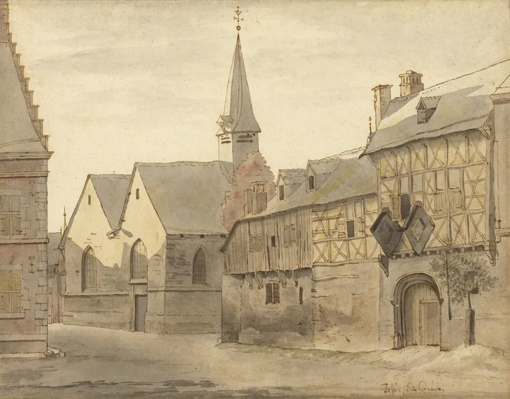 View Of The St Jacobs Church And The Inn Maastricht