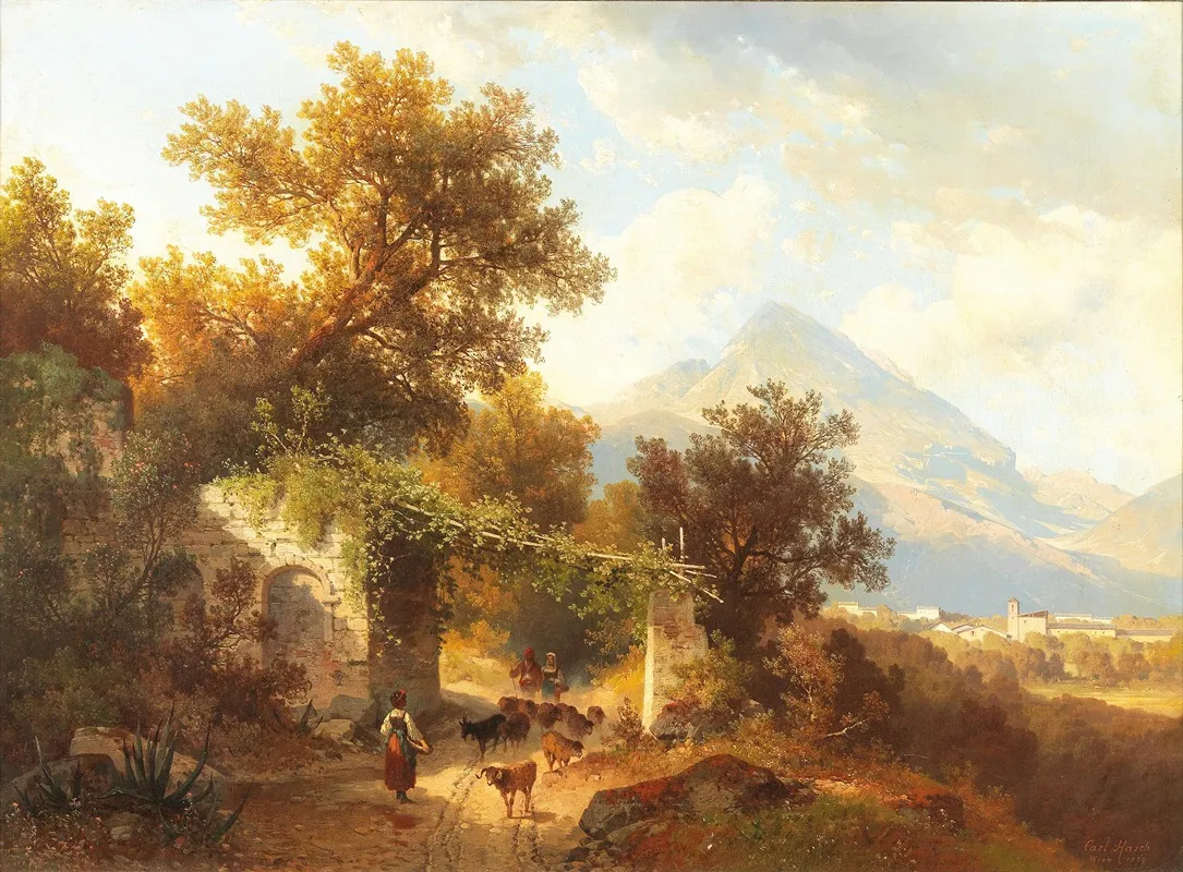 View Of Varrone With Monte S Martino In The Sarca Valley South Tyrol