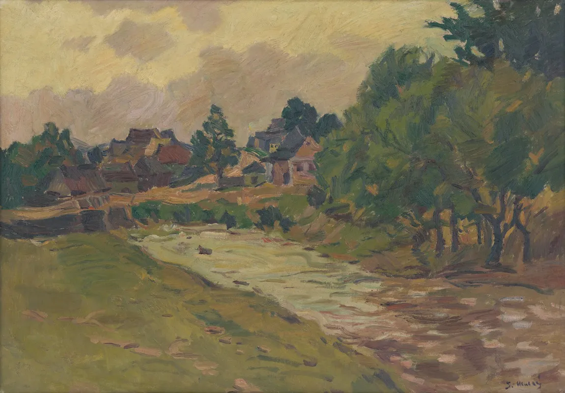 View Of Vazec From The Vazec Brook