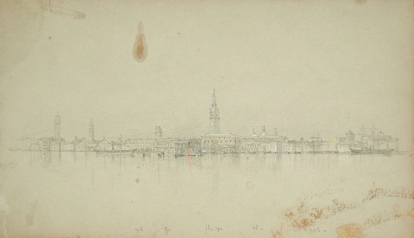 View Of Venice 5 by Sanford Robinson Gifford - Canvas Print