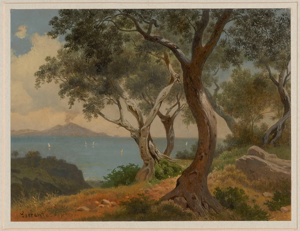 View Of Vesuvius From Sorrento