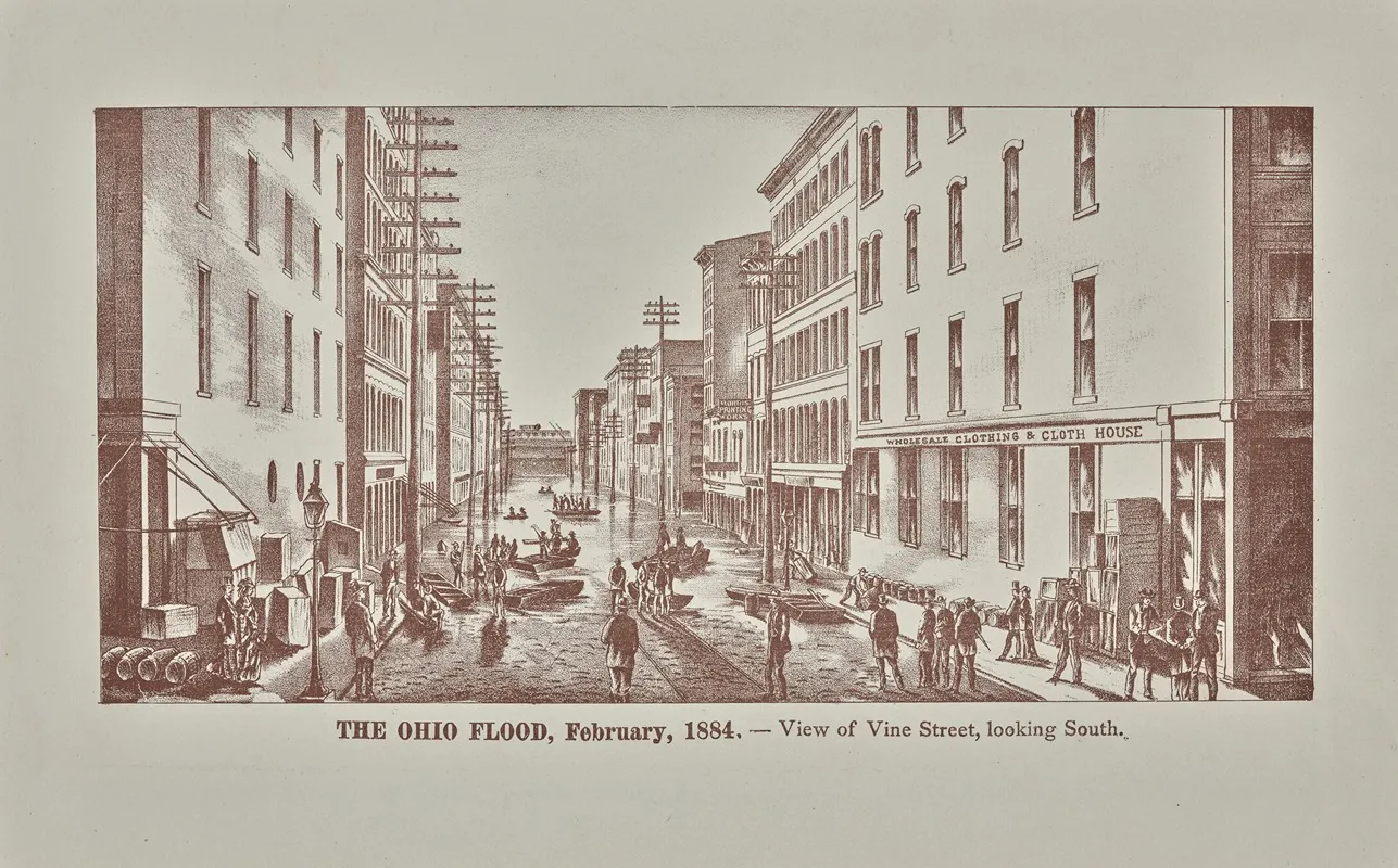 View Of Vine Street Looking South