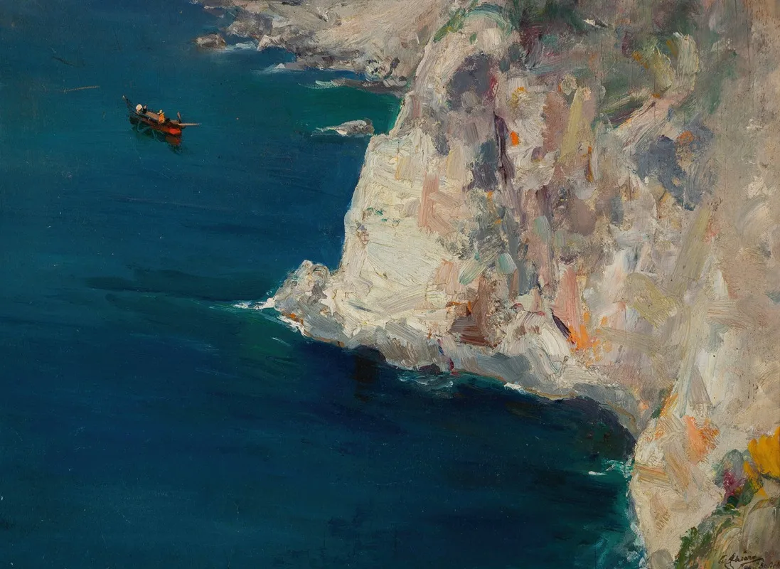 View Off The Coast Of Capri