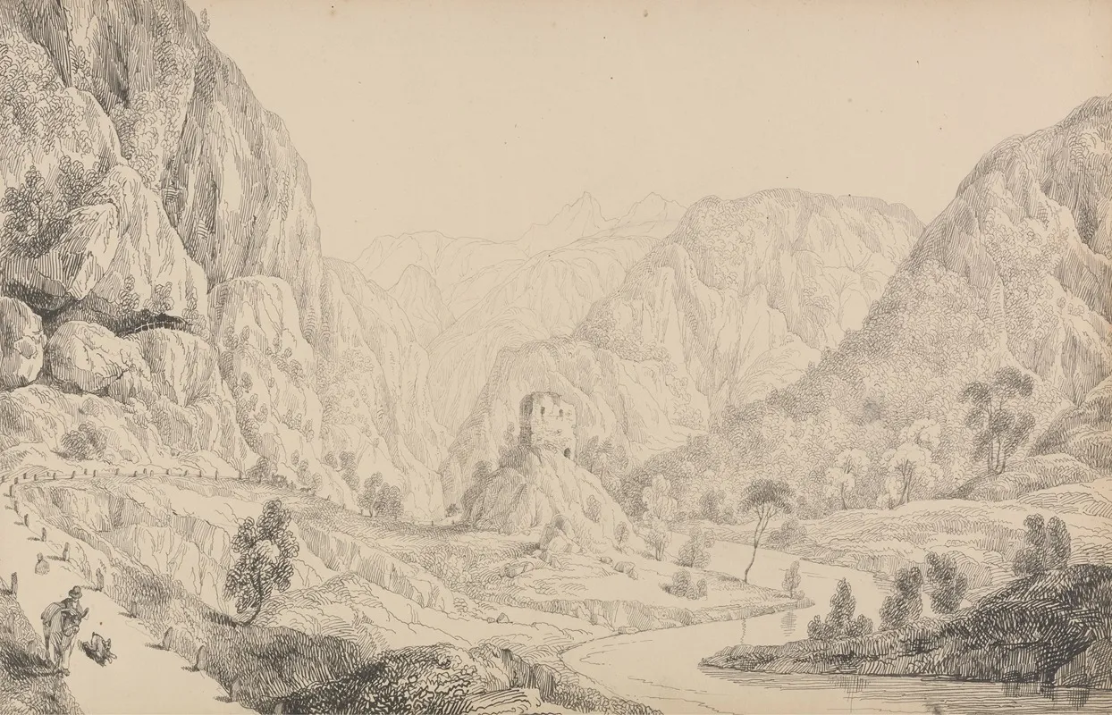 View On The Eisak Near Mittenwald