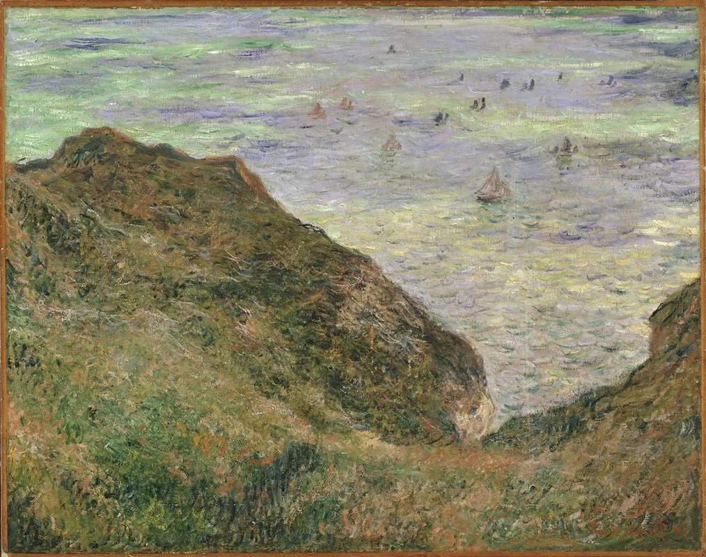 View Over The Sea by Claude Monet - Canvas Print