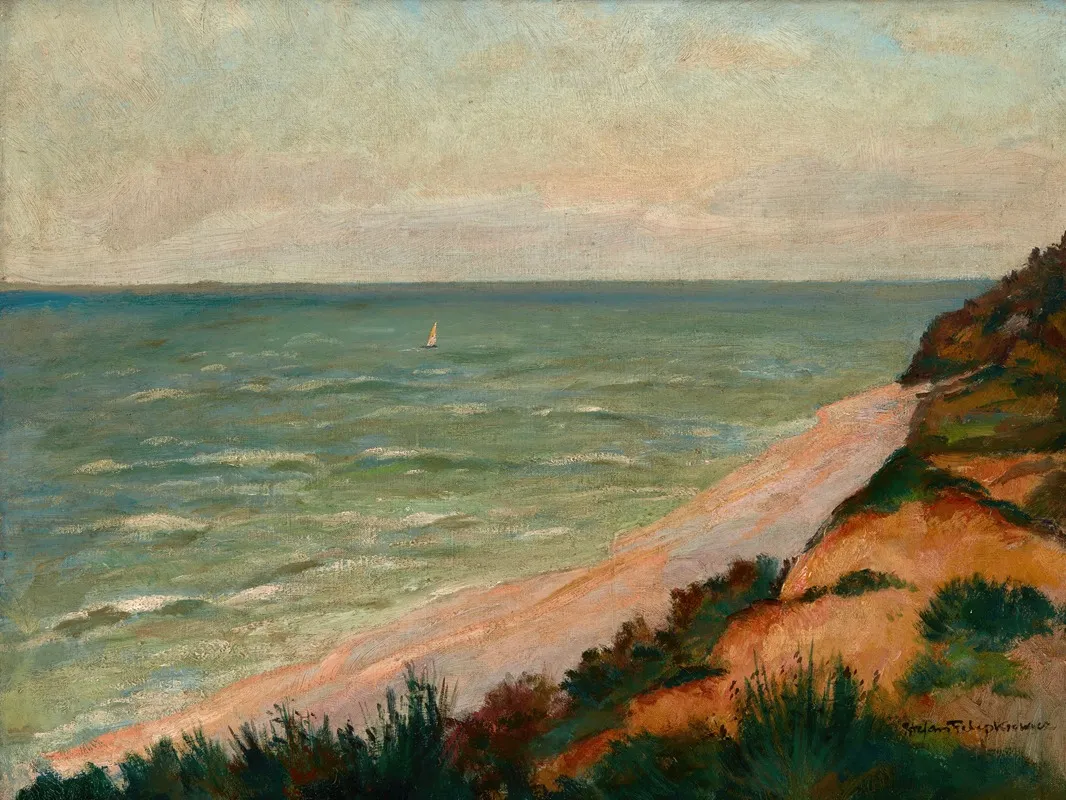 View Towards Rozewie by Stefan Filipkiewicz - Canvas Print