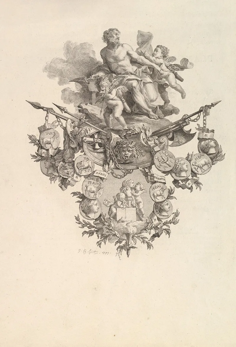 Vignette With Hephaestus And Putti