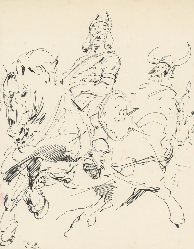 Vikingen Te Paard