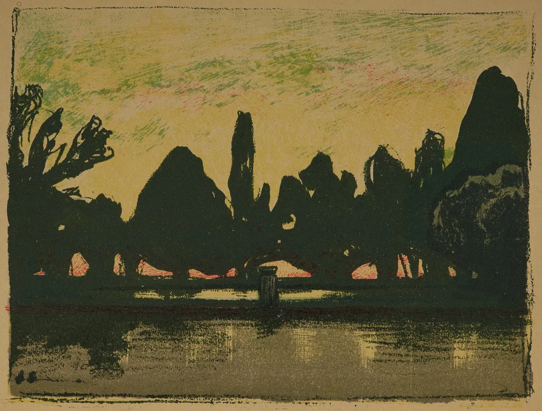 Villa Deste 2 by Jan Stanisławski - Canvas Print