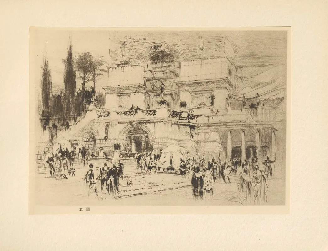 Villa‎ ‎quintilii‎ by William Walcot - Canvas Print