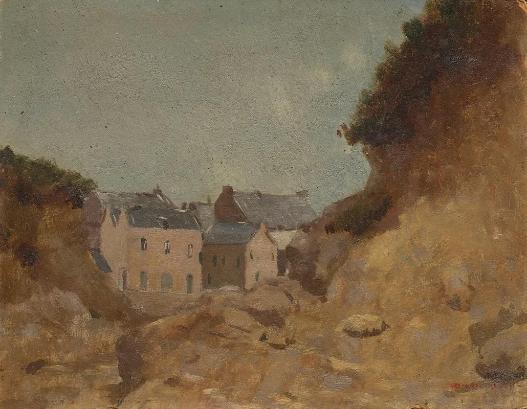 Village Dans Les Basses Pyrenees