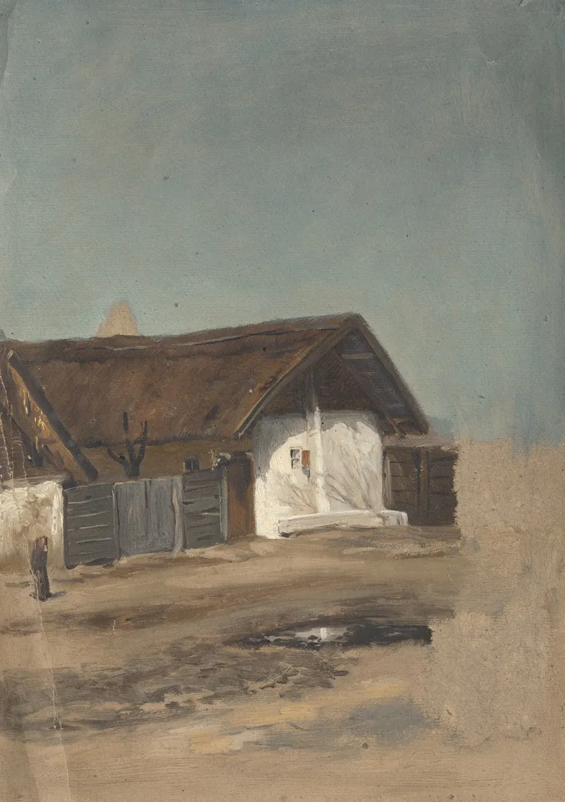 Village House by Jan Nowopacký - Canvas Print