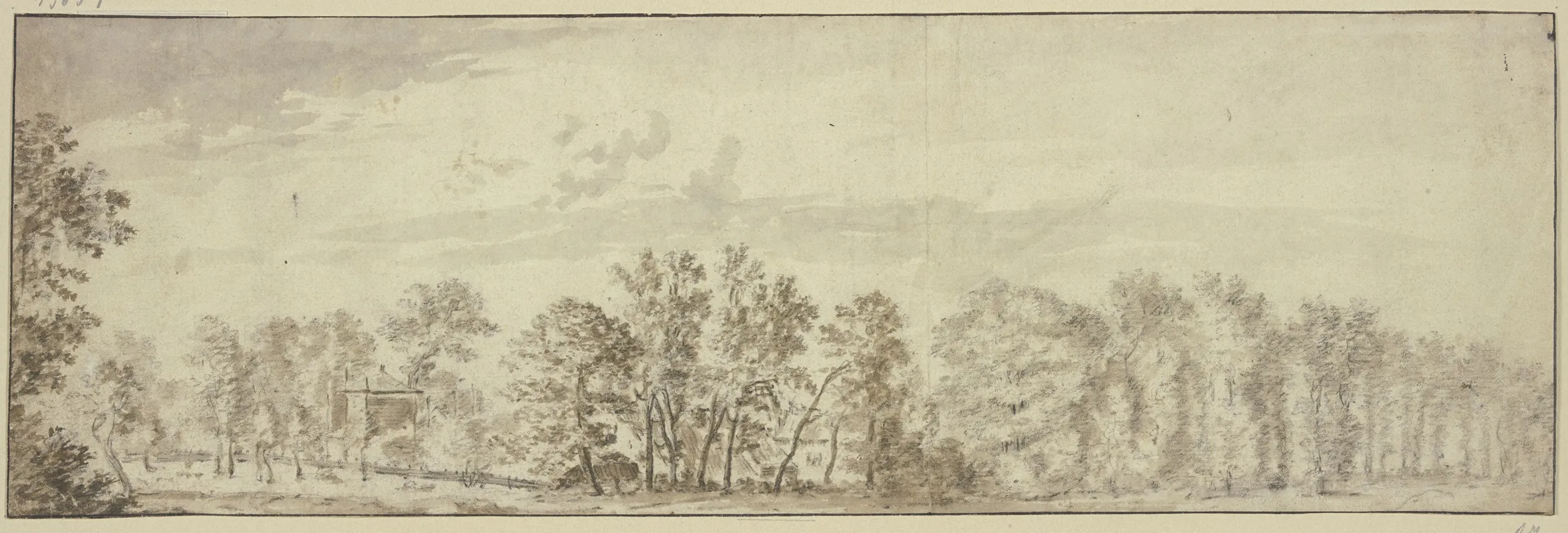 Village Underneath Trees