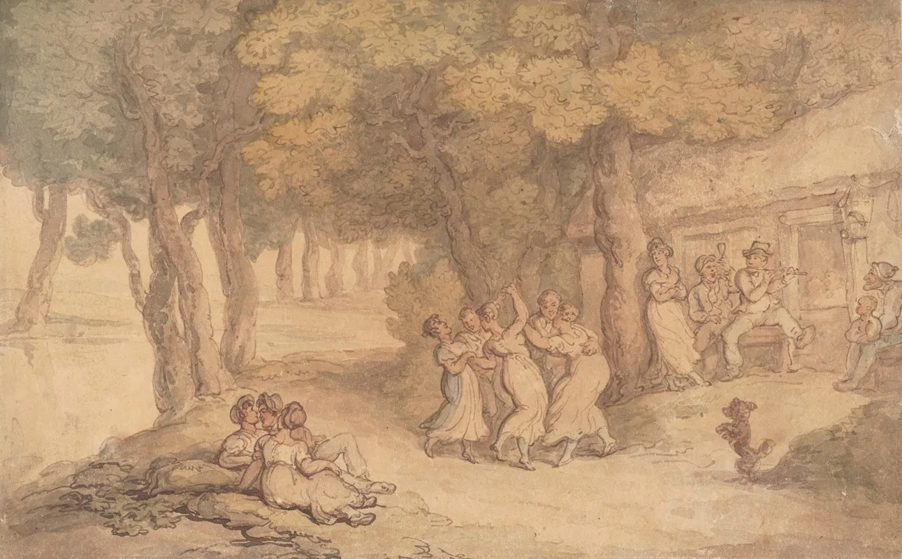Villagers Merrymaking