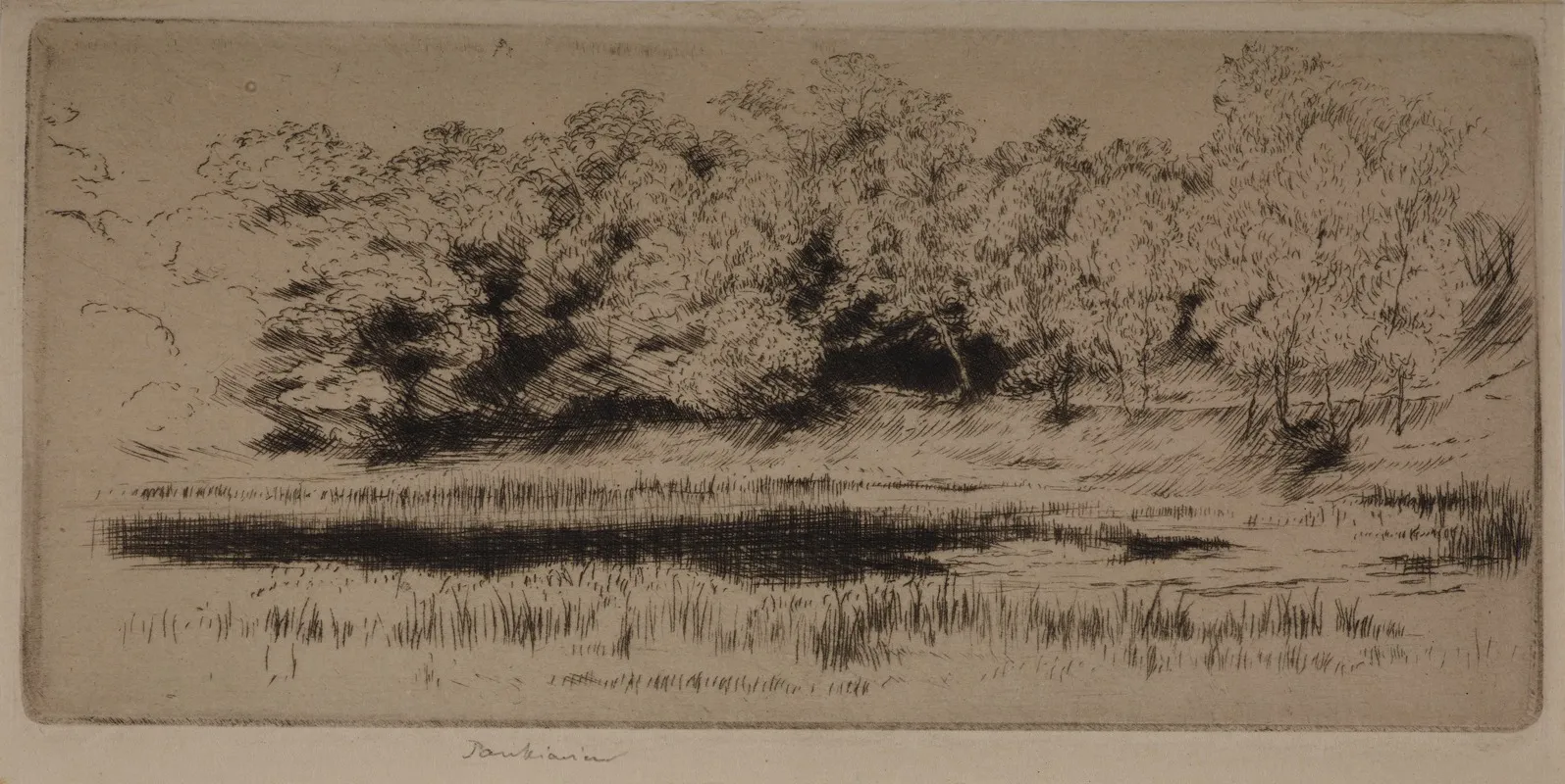 Villebon Pond by Józef Pankiewicz - Canvas Print