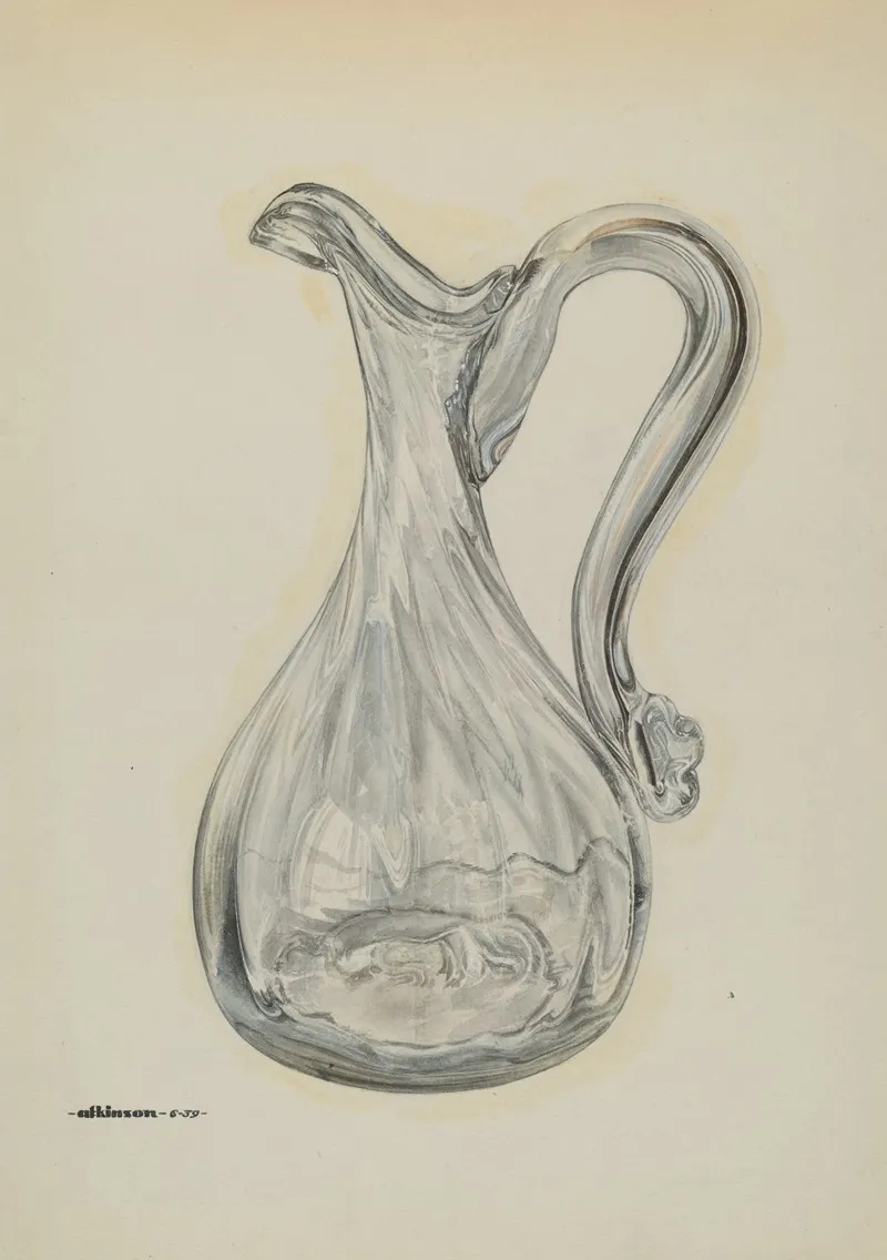 Vinegar Cruet 4 by Ralph Atkinson - Canvas Print
