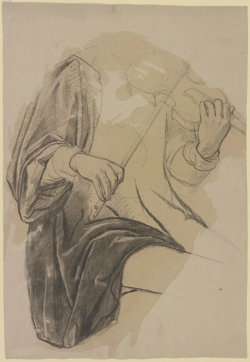 Violinist 6 by Eduard von Steinle - Canvas Print