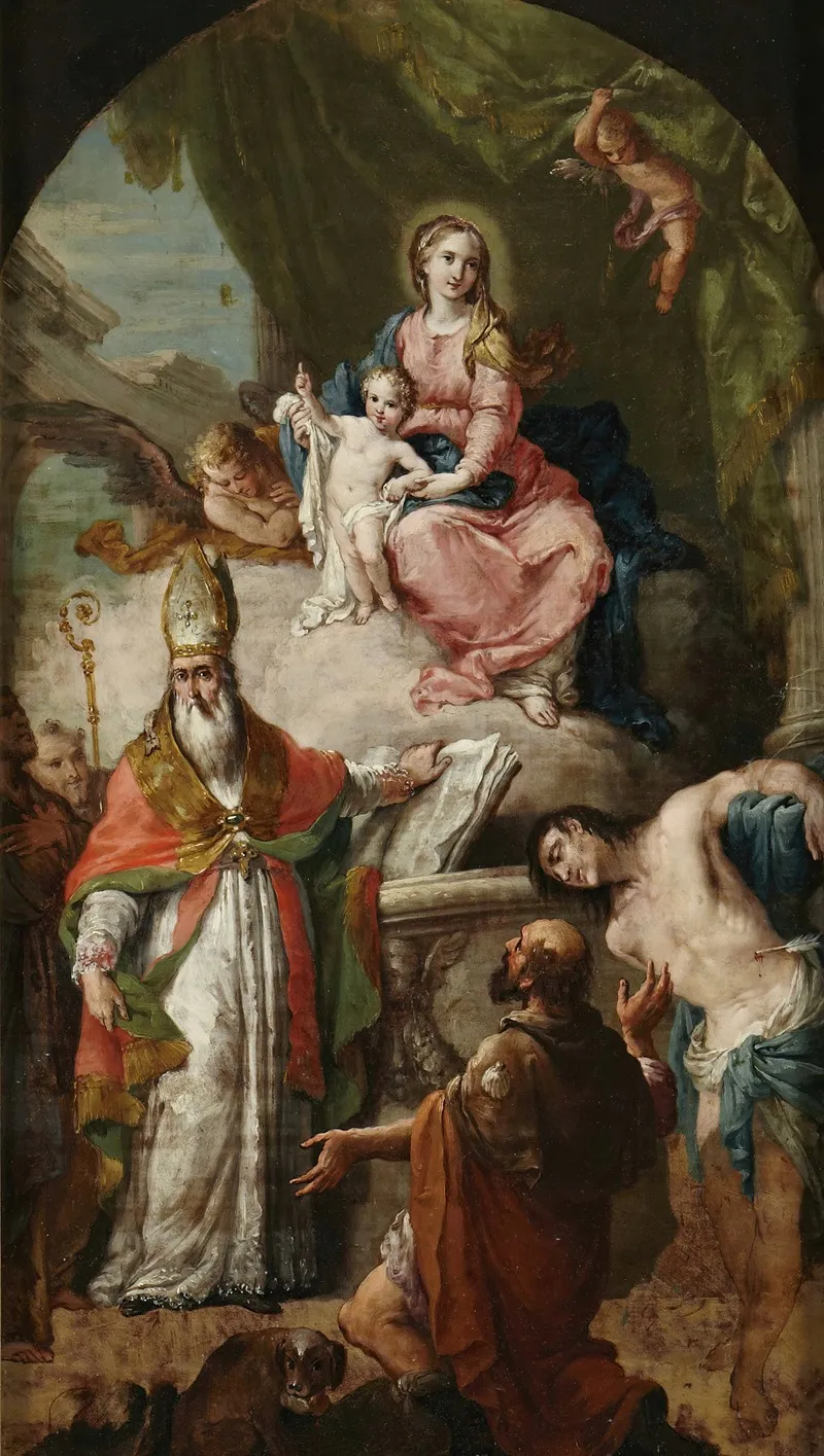 Virgin And Child With Saints 3
