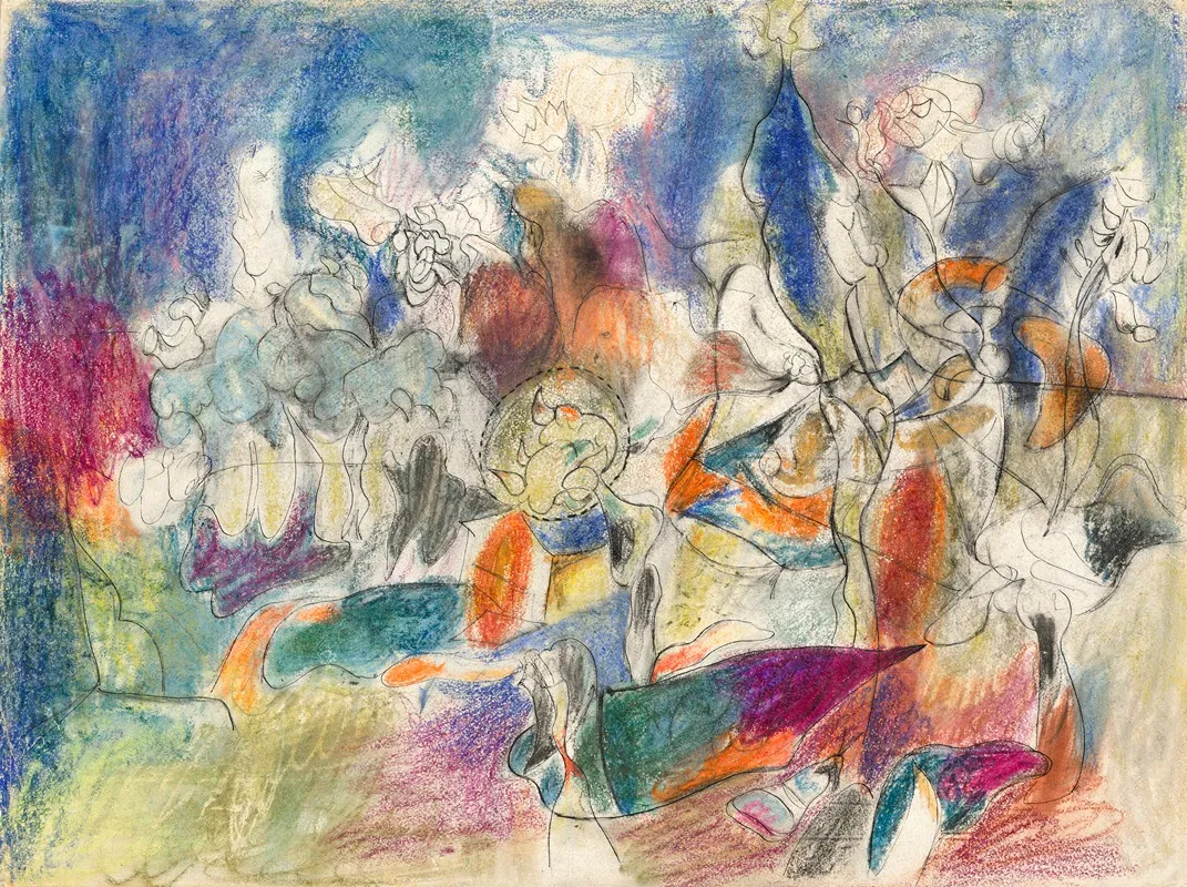 Virginia by Arshile Gorky - Canvas Print