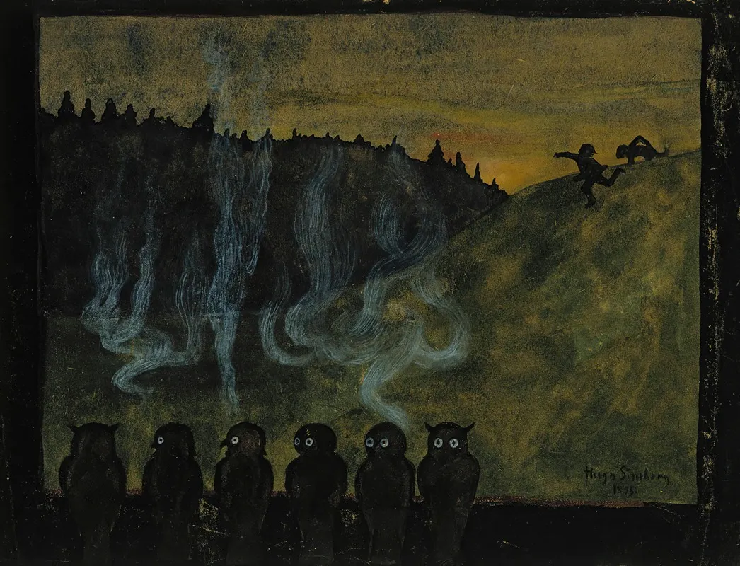 Vision 2 by Hugo Simberg - Canvas Print