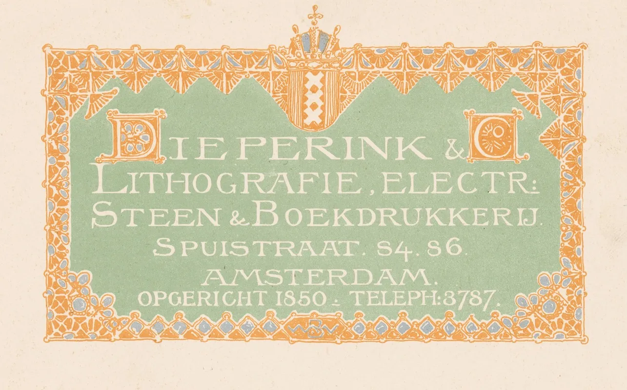 Visitekaartje Voor Dieperink Co