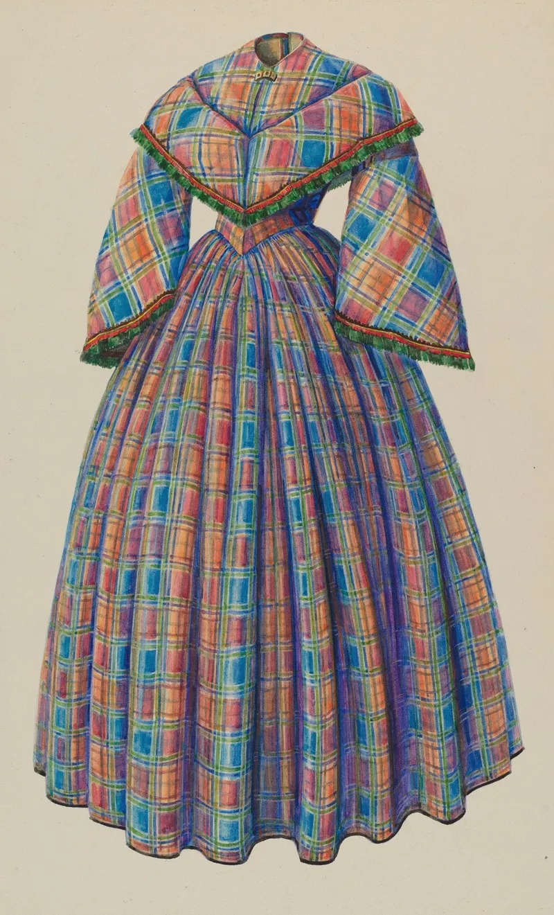 Visiting Gown by Hans Mangelsdorf - Canvas Print