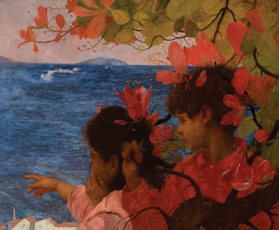 Vista Do Mar by Eliseu Visconti - Canvas Print