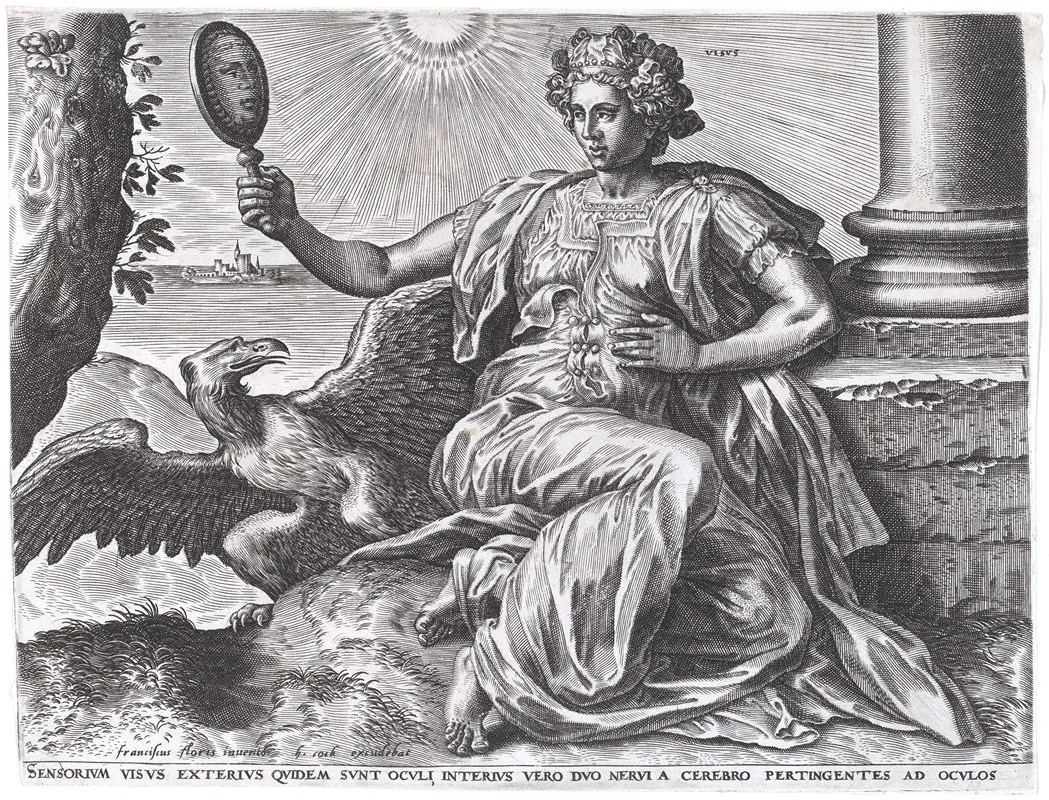 Visus by Cornelis Cort - Canvas Print