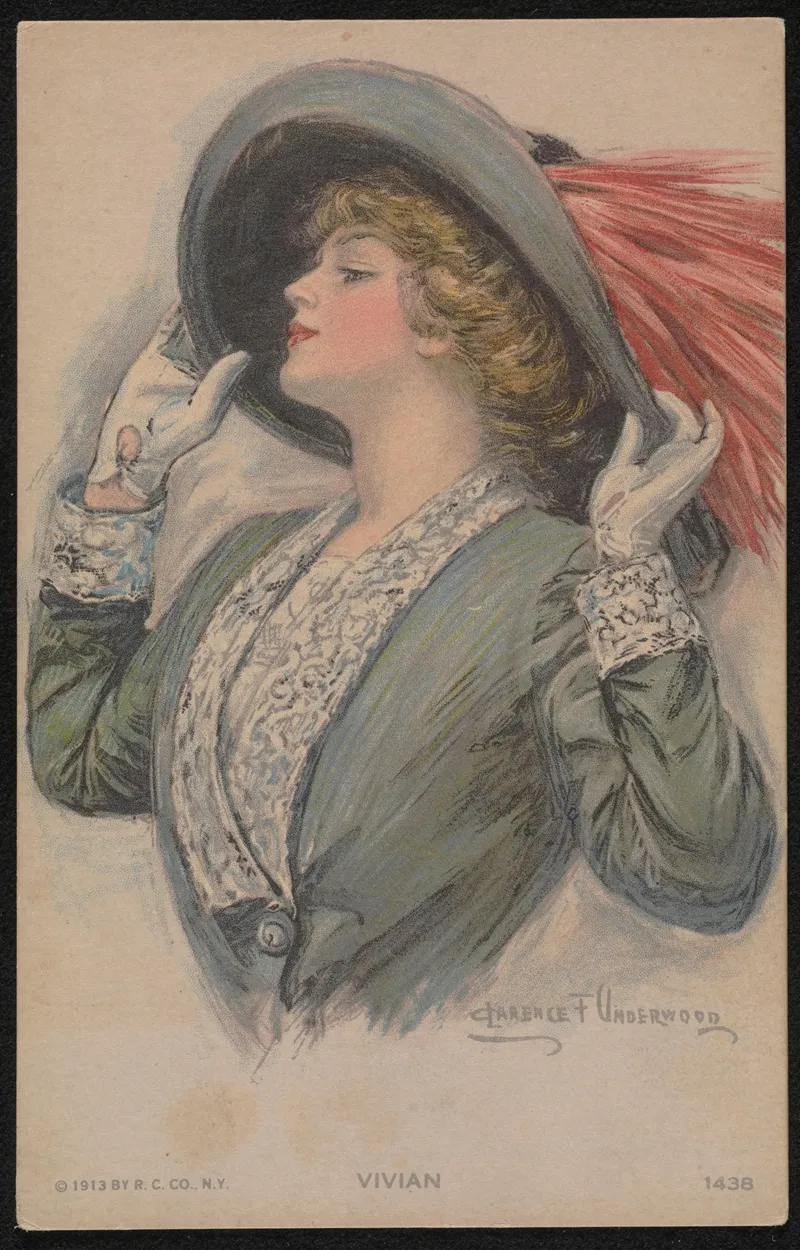 Vivian by Clarence F. Underwood - Canvas Print