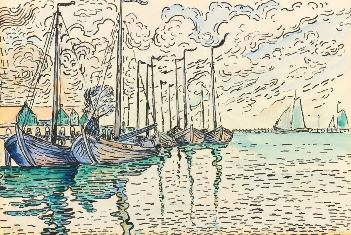 Volendam Barques De Peche