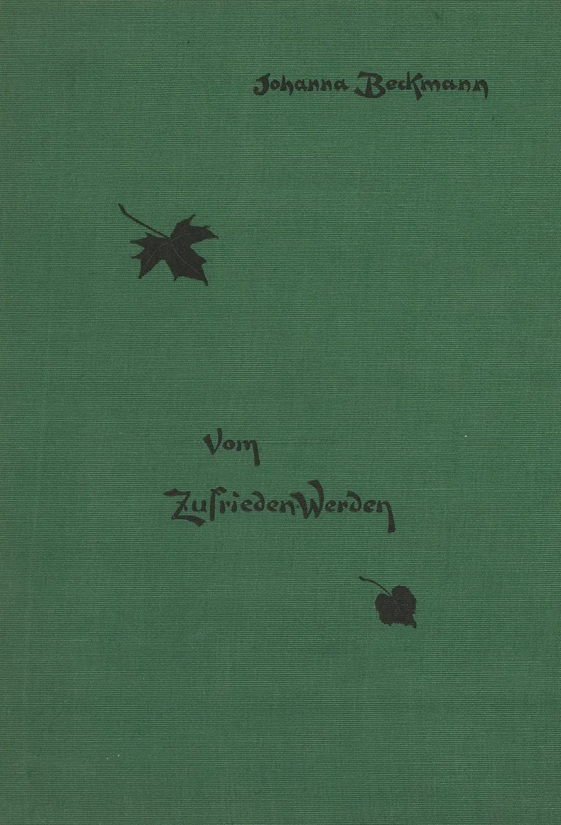 Vom Zufrieden Werden Pl 01