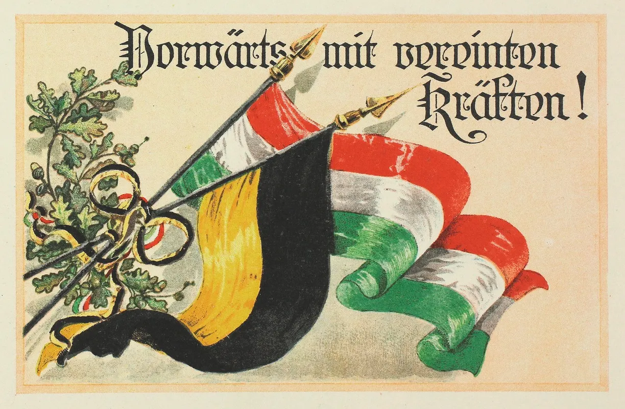 Vorwarts Mit Vereinten Kraften by Wiener Rotophot-Gesellschaft, Blüh &amp; Co. - Canvas Print